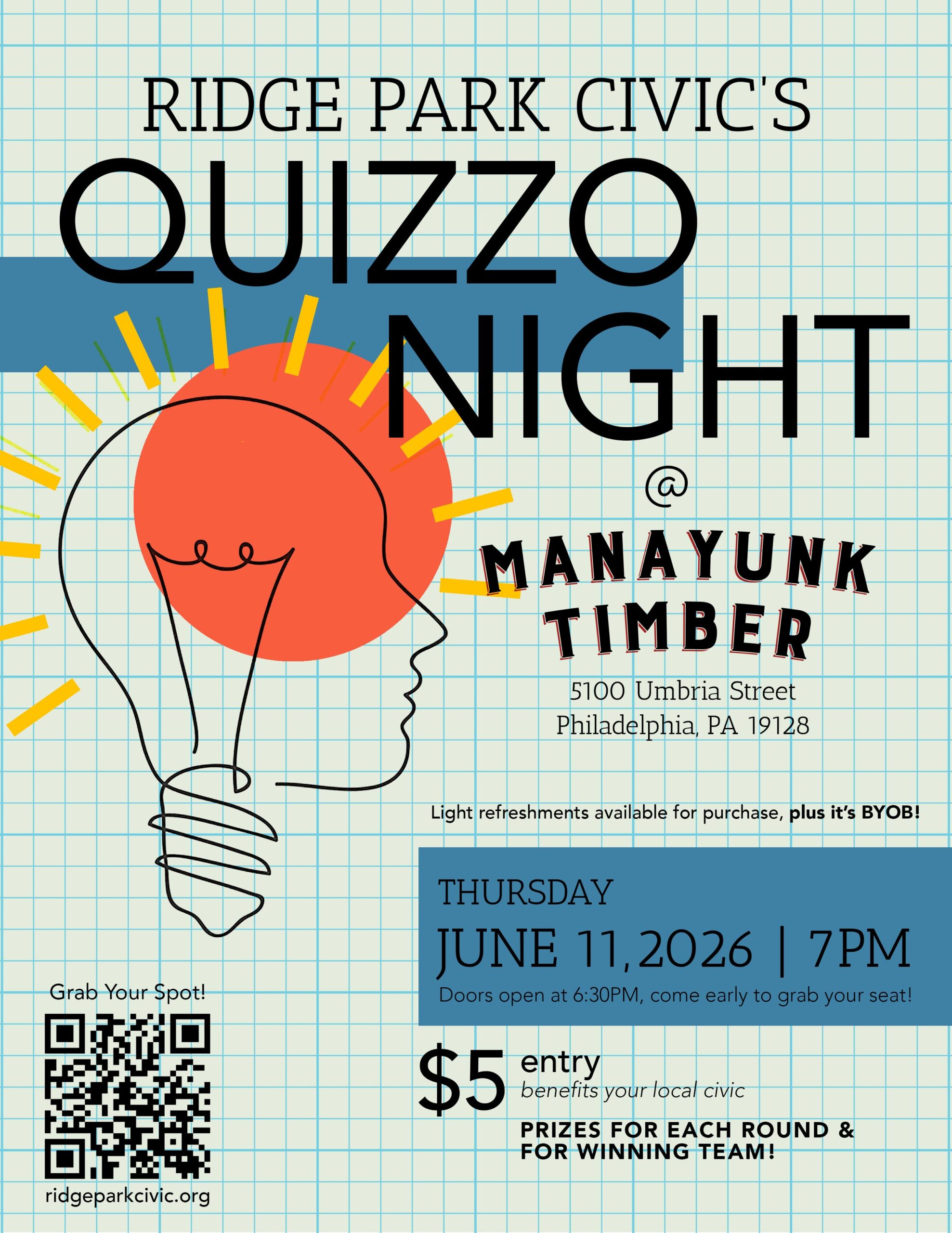Quizzo Night on June 11!